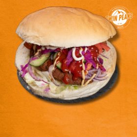 Óriás retró hamburger (nagy)