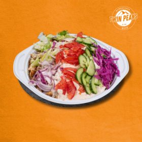 Burgonya nélküli gyros tál