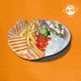 Görög gyros tál